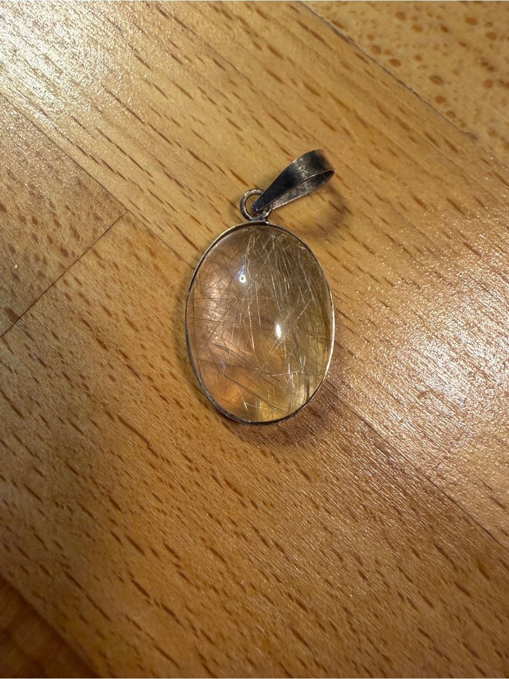 Golden Rutilated Quartz Pendant - - Picture 4 of 4